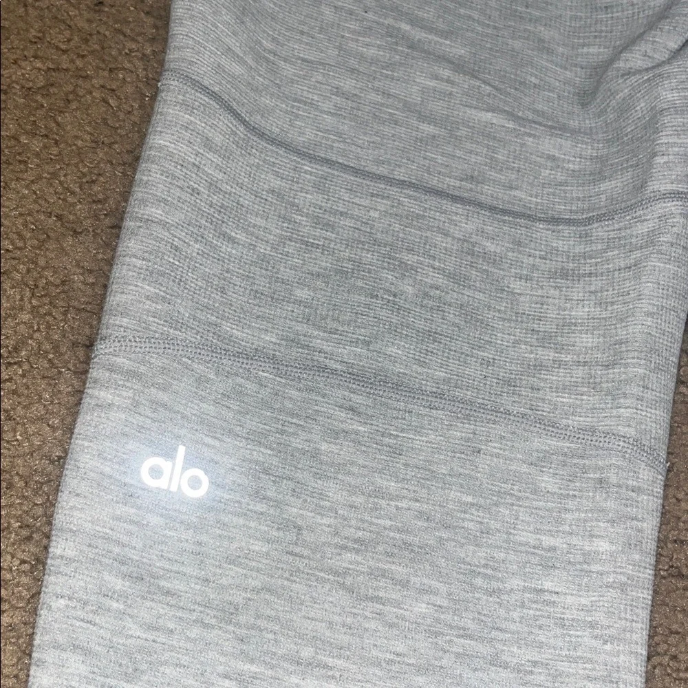 Alo Micro Waffle Fireside Jogger Sweatpant Dove‎ Grey Heather XXS